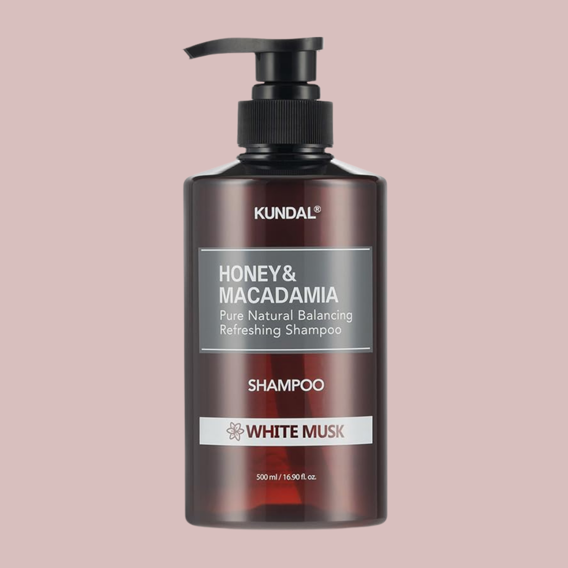 KUNDAL Honey &amp; Macadamia Pure Natural Balancing Refreshing Shampoo White Musk 500ml