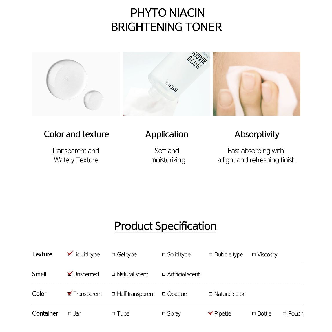 NACIFIC Phyto Niacin Brightening Toner + Essence - ORION XO Exclusive