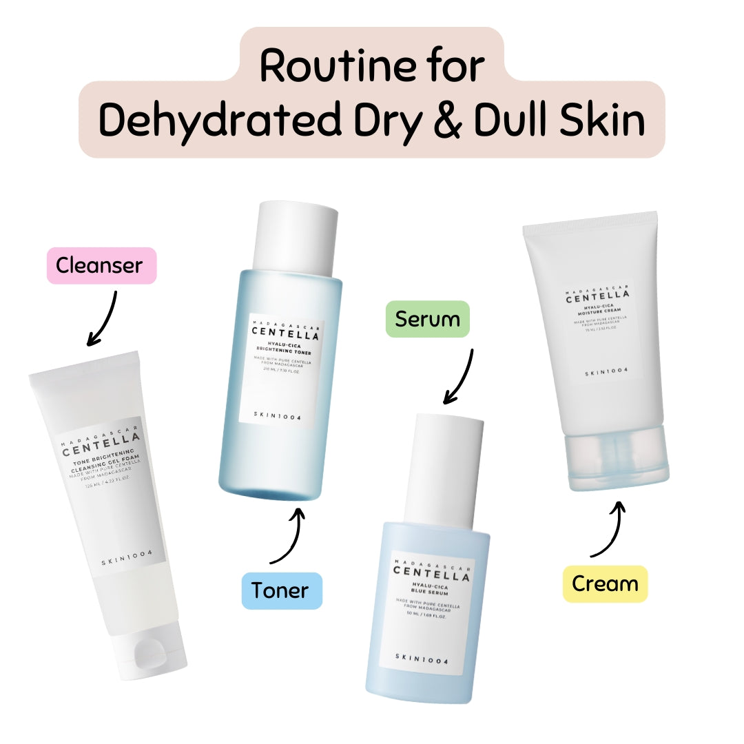SKIN1004 Hyalu-Cica Routine for Dehydrated Dry and Dull Skin