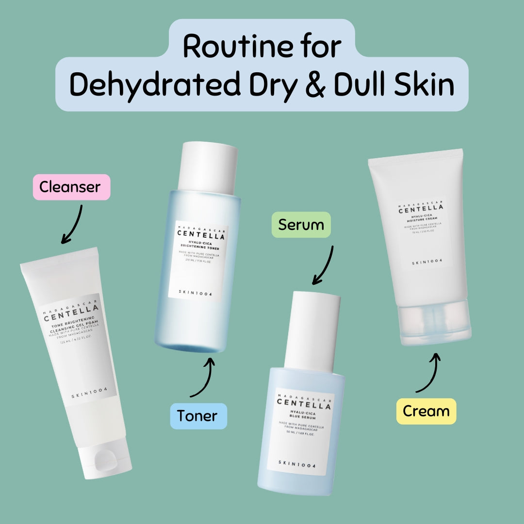 SKIN1004 Hyalu-Cica Routine for Dehydrated Dry and Dull Skin