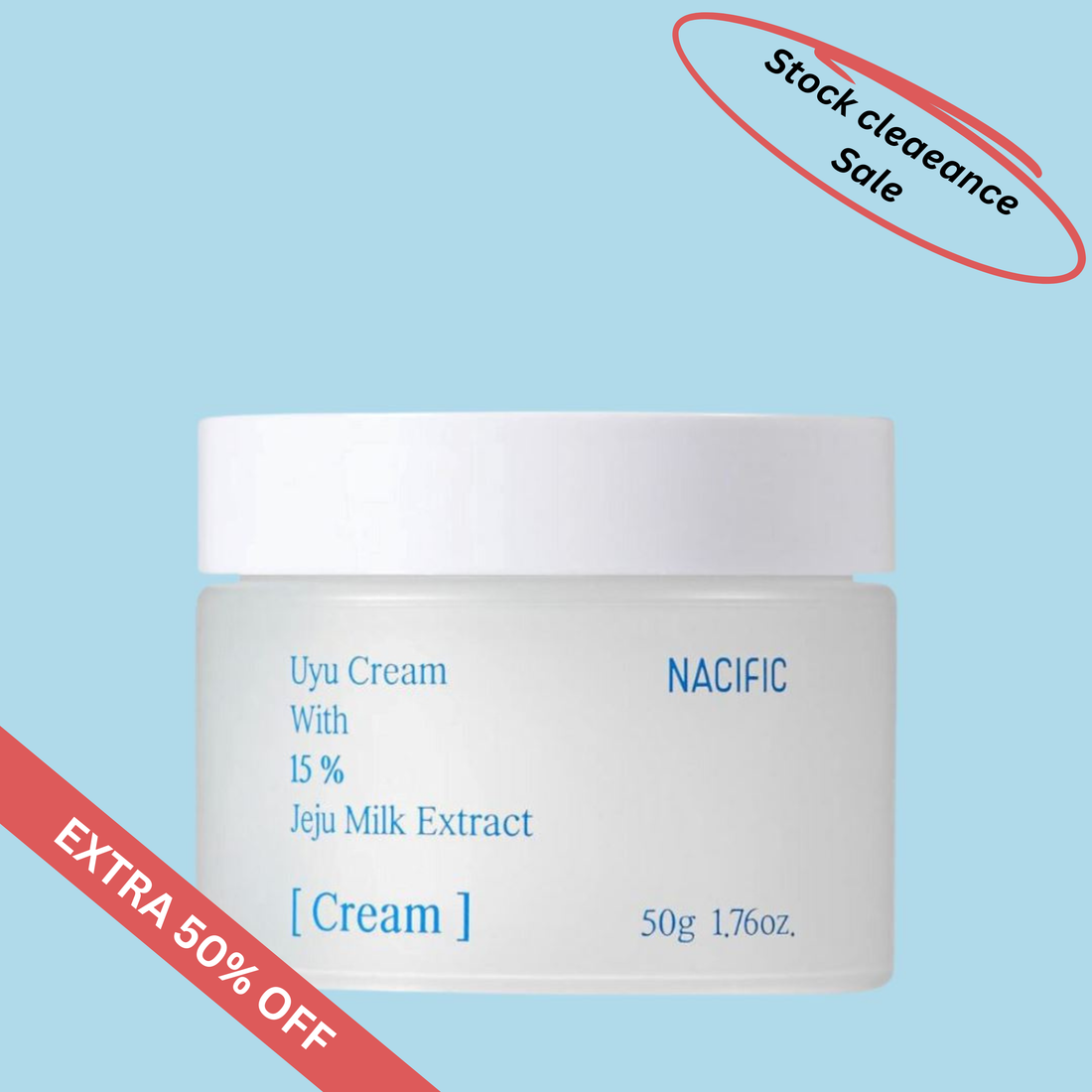 *** SALE *** NACIFIC Uyu Cream with 15% Jeju Milk 50ml *** EXP ON 2026-05-22 ***