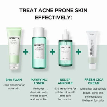 Acne Fightening Routine for Severe or Mild Acne Prone Skin ORION XO Routines & Sets