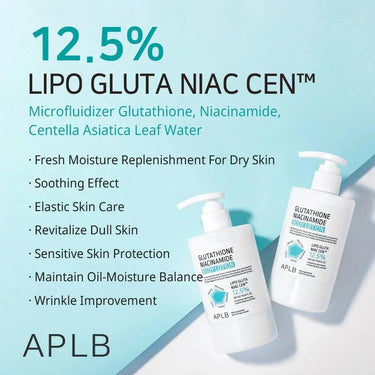 APLB Glutathione Niacinamide Body Lotion 300ml Duo Pack APLB Body Care