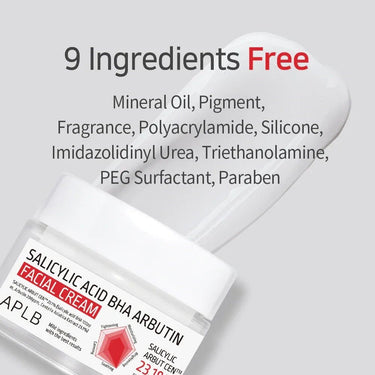 APLB Salicylic Acid BHA Arbutin Facial Cream 55ml APLB Skin Care