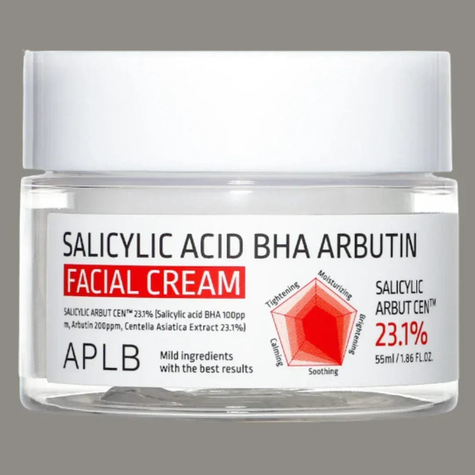APLB Salicylic Acid BHA Arbutin Facial Cream 55ml APLB Skin Care
