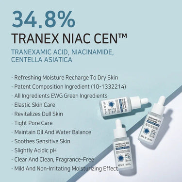 APLB Tranexamic Acid Niacinamide Ampoule Serum 40ml APLB Skin Care