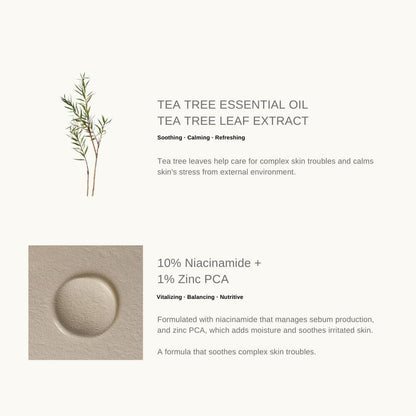 AROMATICA Tea Tree Pore Purifying Serum 10% Niacinamide + 1% Zinc PCA 30ml Skin Care AROMATICA ORION XO Sri Lanka