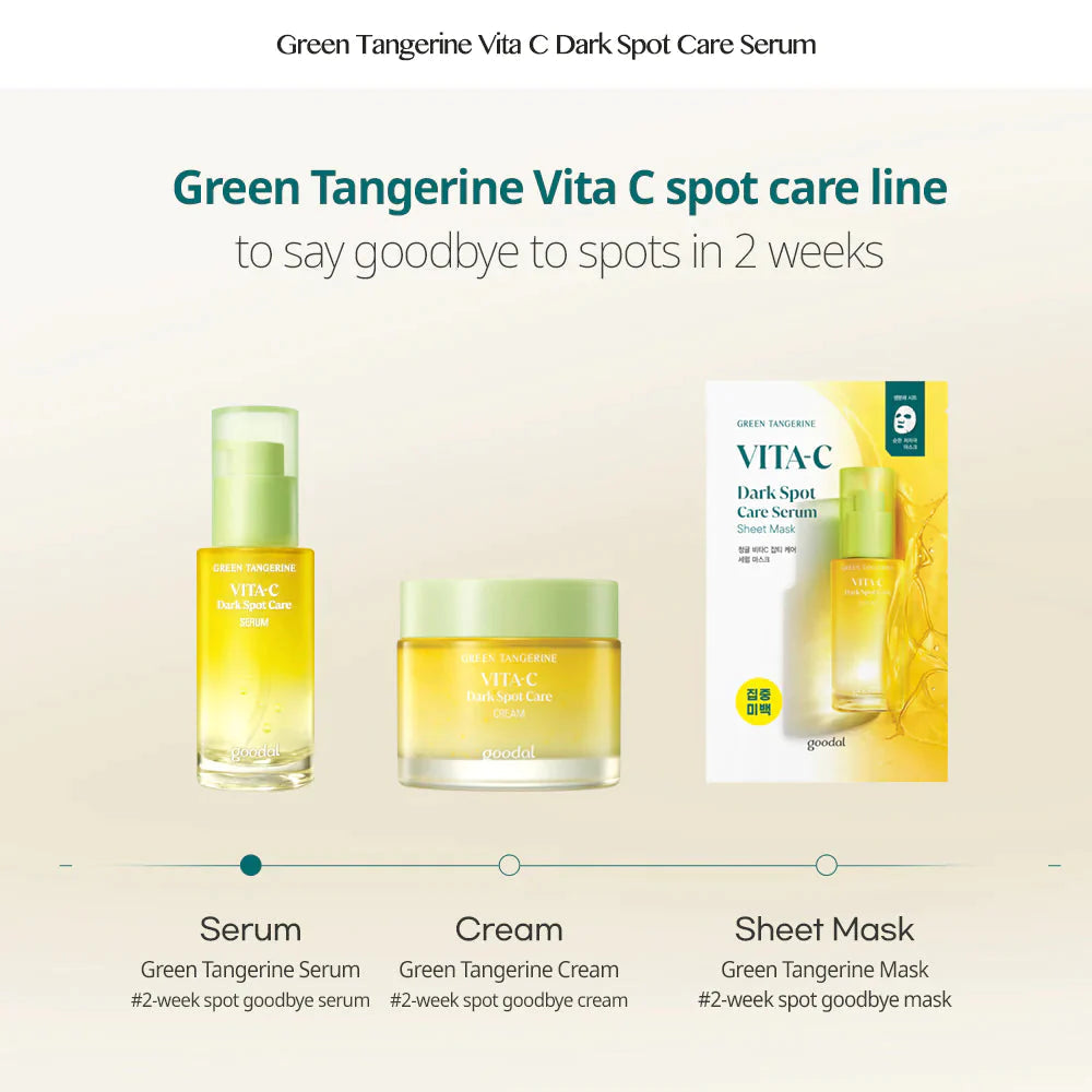 [Bank Transfer Offer] 🌈 Goodal Green Tangerine Vita C Dark Spot Care Serum 40ml Skin Care Goodal ORION XO Sri Lanka