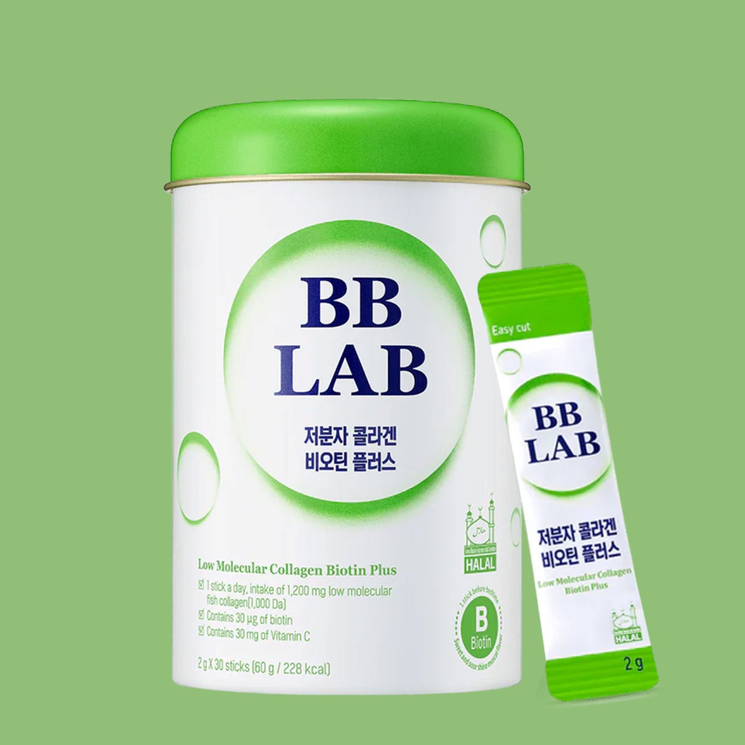 BB Lab [HALAL] Low Molecular Collagen Biotin Plus (2g*30) Vitamins &amp; Supplements BB LAB ORION XO Sri Lanka