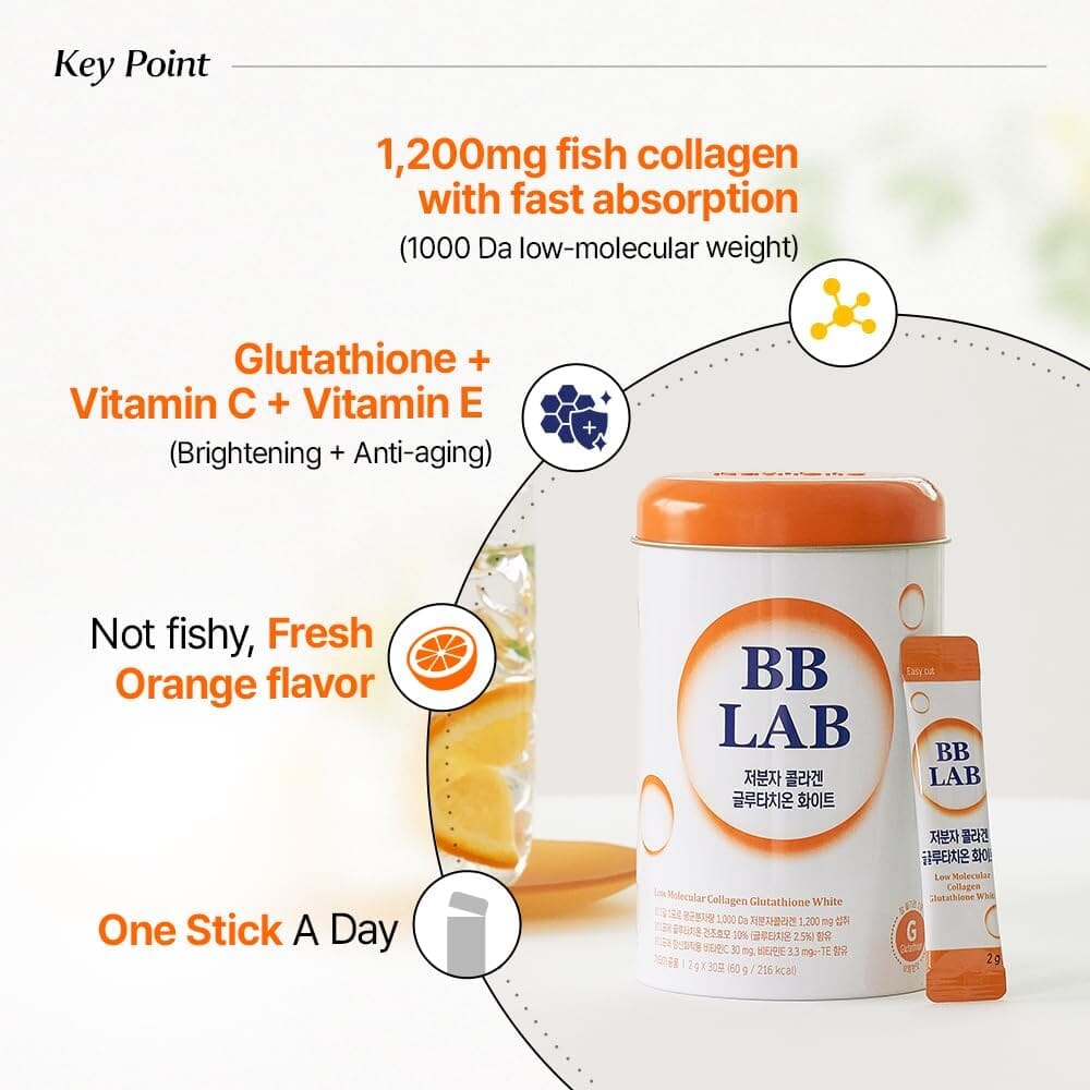 BB Lab Low Molecular Collagen Glutathione White 2g/ 30ea Vitamins &amp; Supplements BB LAB ORION XO Sri Lanka