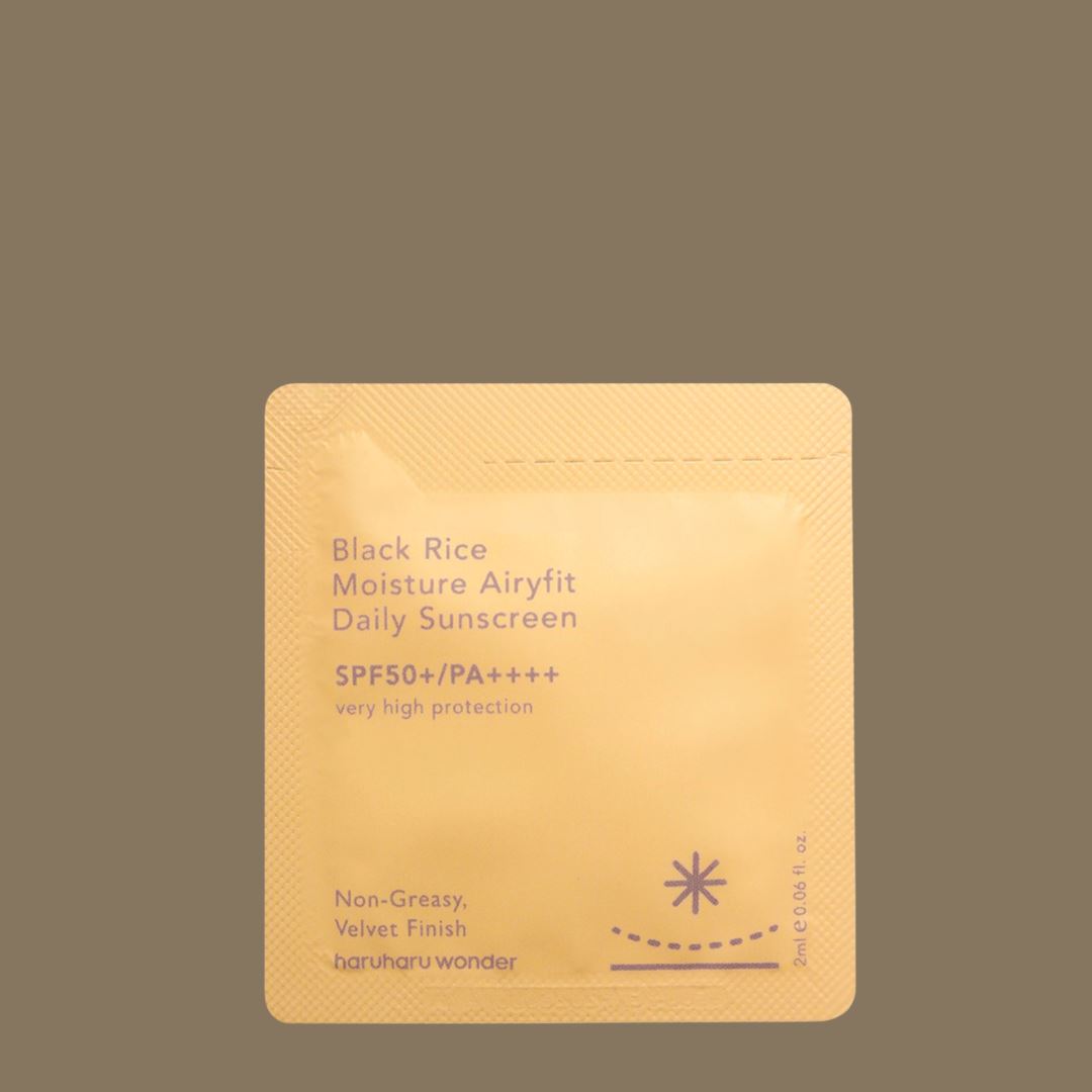 Haruharu wonder Black Rice Moisture Airyfit Sunscreen 1.5ml (Pouch Sample) Skin Care HaruHaru Wonder ORION XO Sri Lanka