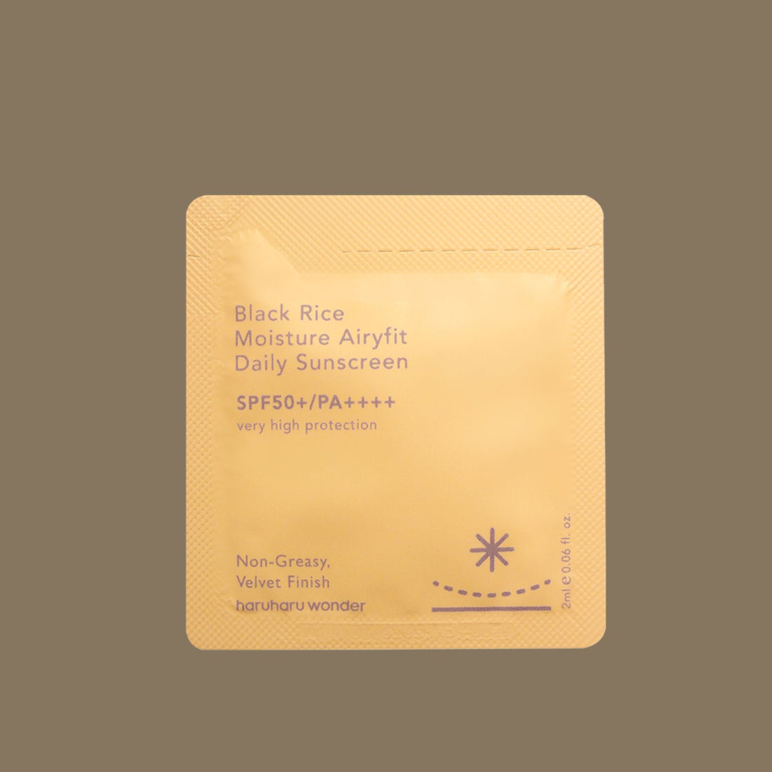 Haruharu wonder Black Rice Moisture Airyfit Sunscreen (Pouch Sample) 2ml Skin Care HaruHaru Wonder ORION XO Sri Lanka