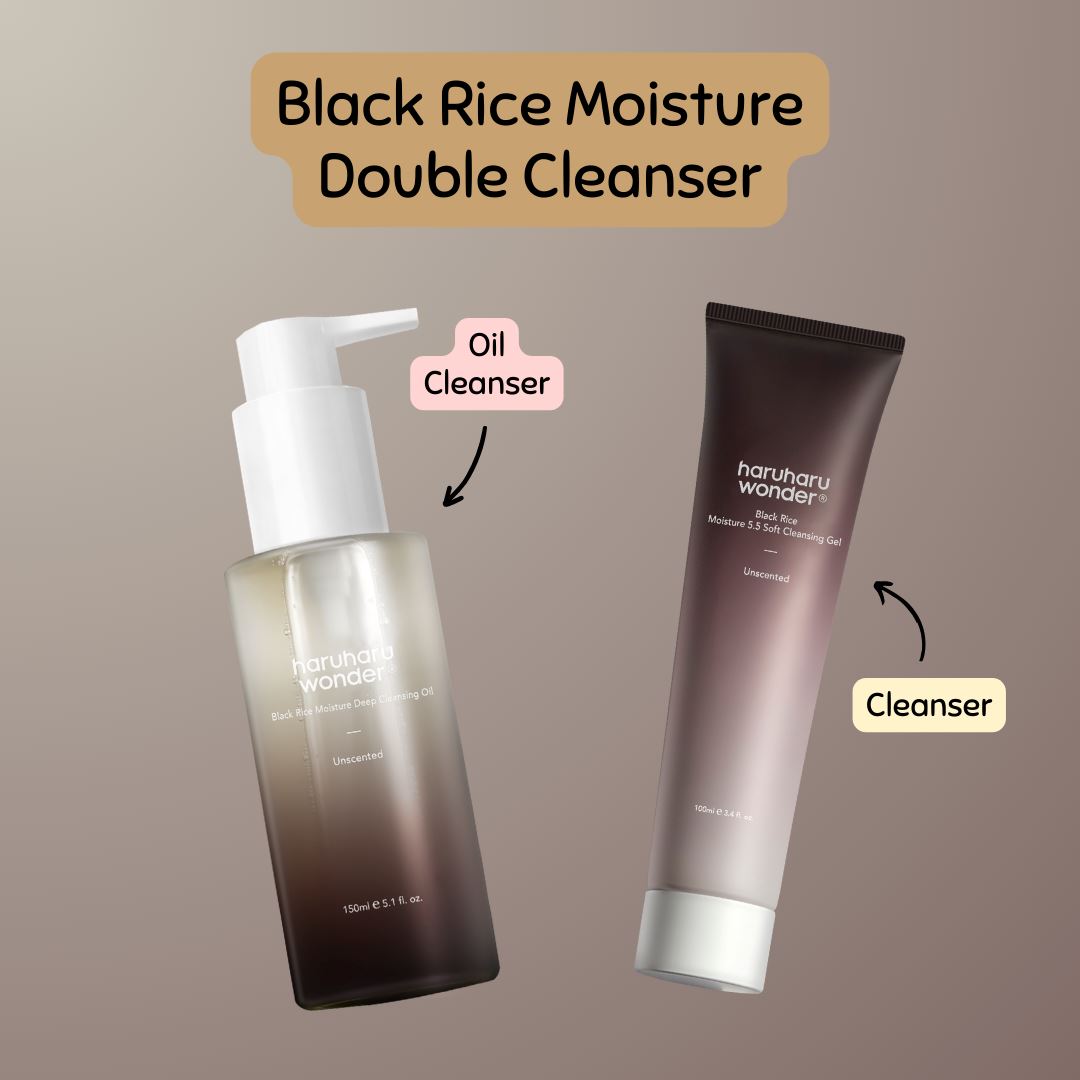 Haruharu WONDER Black Rice Moisture Double Cleanser Skin Care HaruHaru Wonder ORION XO Sri Lanka