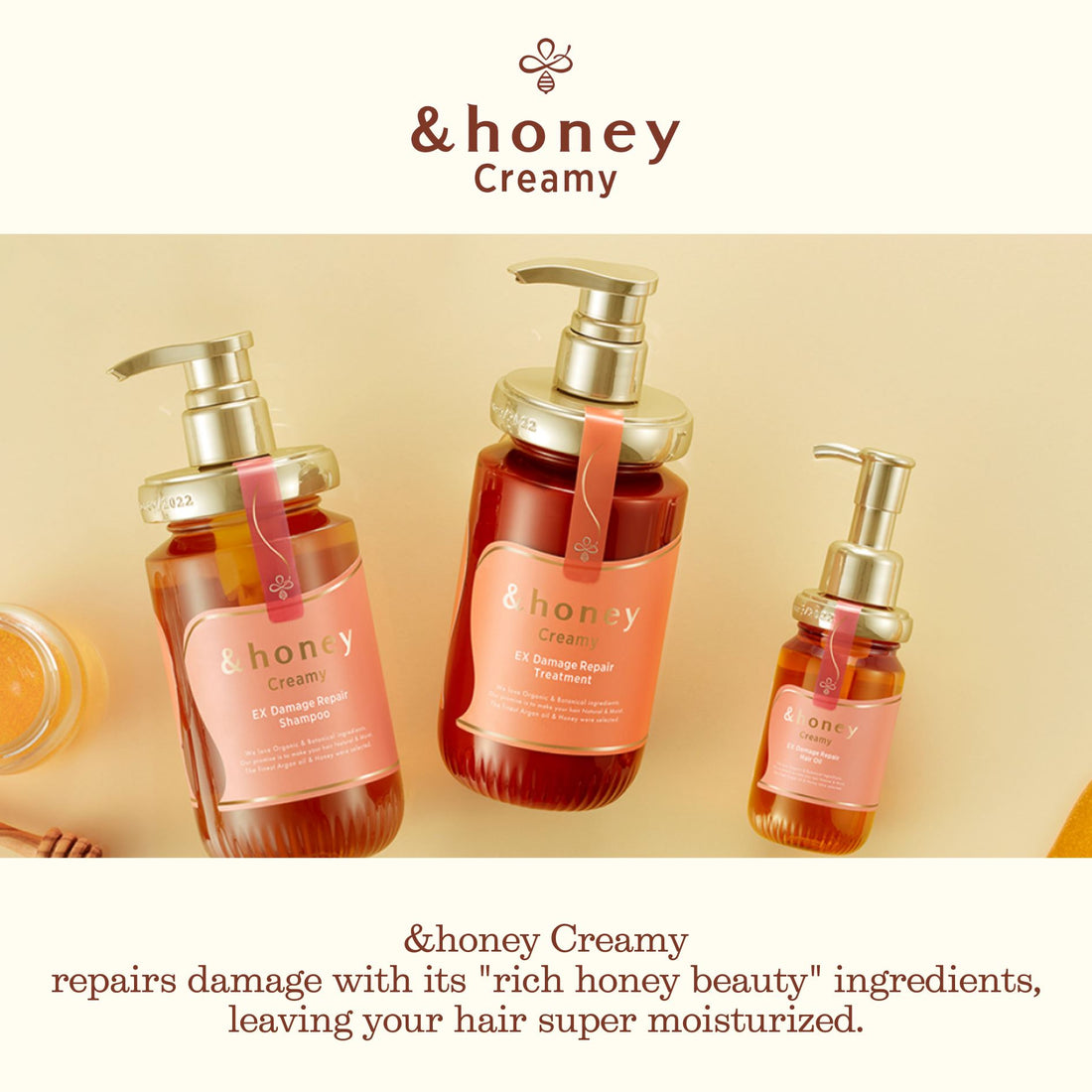 &amp;honey Creamy EX Damage Rapair Hair Oil 100ml Hair Care &amp;Honey ORION XO Sri Lanka