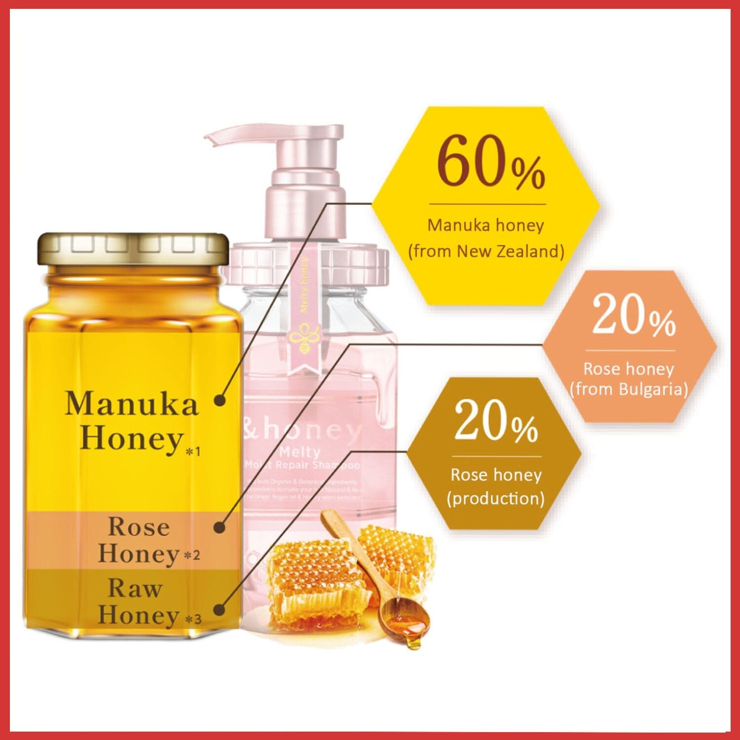 &amp;honey Melty Moist Rich Hair Oil 100ml Hair Care &amp;Honey ORION XO Sri Lanka