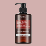 KUNDAL Anti Hair Loss & Hair Fall Control Caffeine Shampoo 500ml – All Hair Types (White Musk) KUNDAL Hair Care