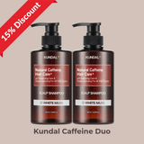 Kundal Caffeine Shampoo Duo Set KUNDAL Hair Care