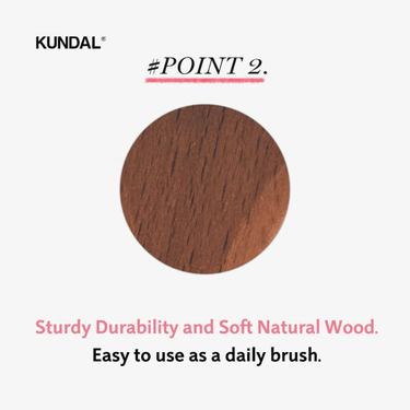 KUNDAL Smoothing Wooden Brush KUNDAL Hair Care