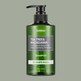 KUNDAL Tea Tree & Macadamia Pure Natural Balancing Deep Cleansing Shampoo White Musk 500ml KUNDAL Hair Care