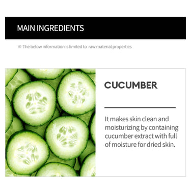 MISSHA Airy Fit Sheet Mask Cucumber (Pack of 3) Missha Skin Care