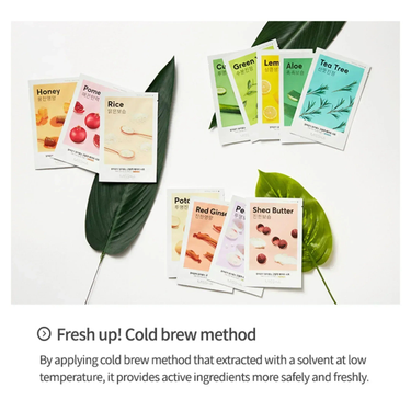 MISSHA Airy Fit Sheet Mask Green Tea (1EA) Missha Skin Care