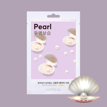 MISSHA Airy Fit Sheet Mask Pearl (1EA) Missha Skin Care
