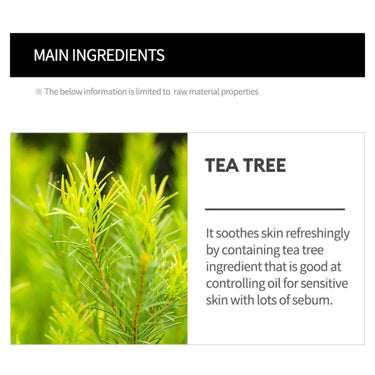 MISSHA Airy Fit Sheet Mask Tea Tree (Pack of 3) Missha Skin Care