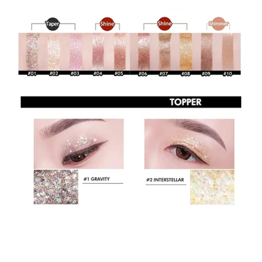 MISSHA Glitter Prism Liquid Eyeshadow Topper Interstellar No.2 3g Missha Makeup
