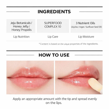 MISSHA Superfood Honey Lip Oil 5.2g Missha Makeup