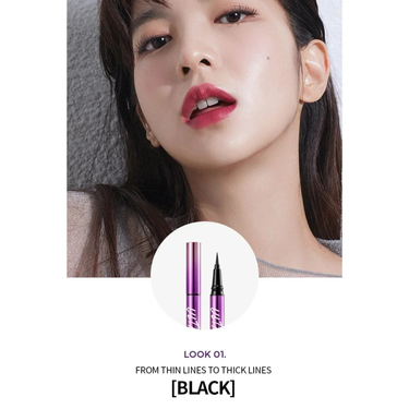 MISSHA Ultra Powerproof Thin Pen Liner Black 0.4g Missha Makeup