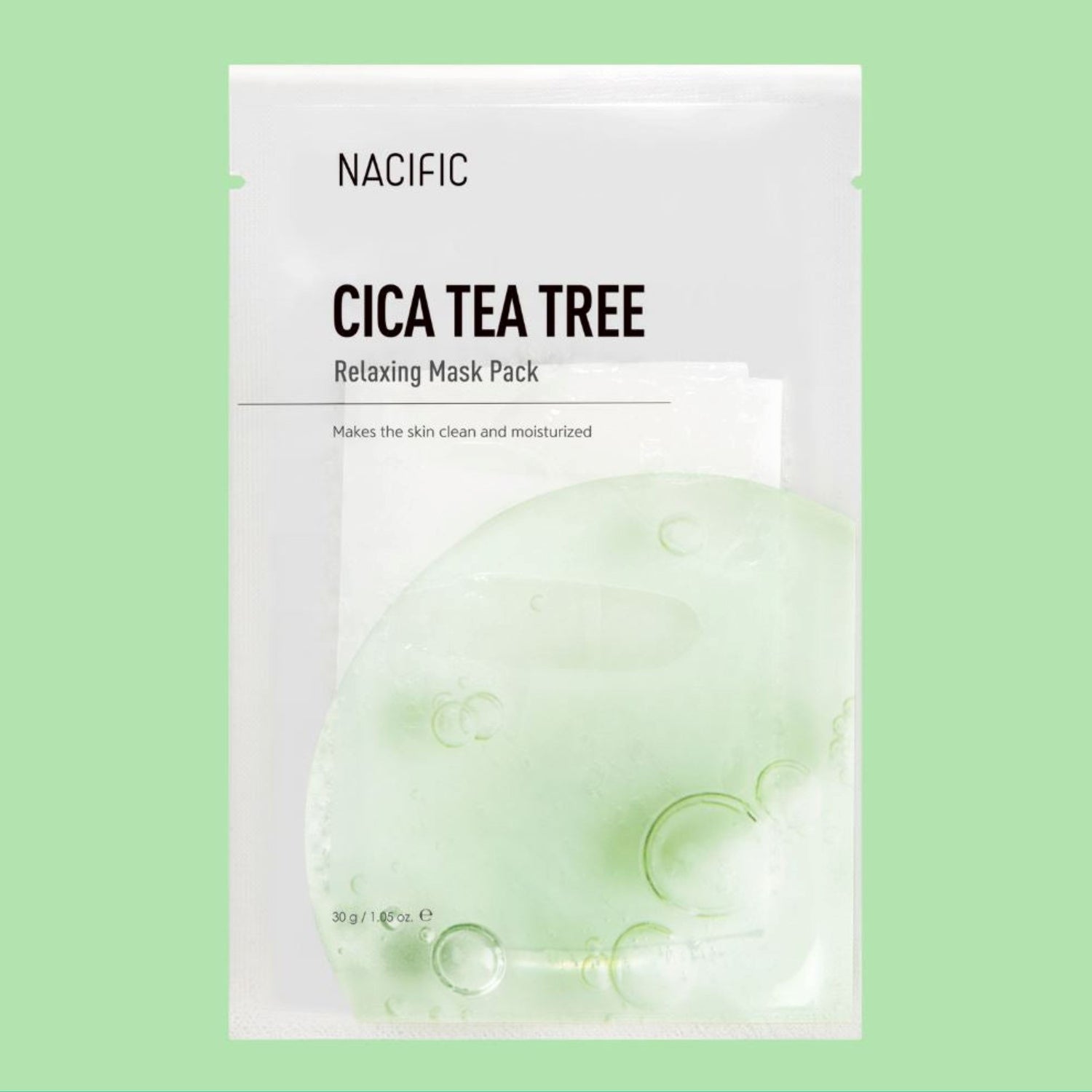 NACIFIC Cica Tea Tree Relaxing Mask (1ea) - ORION XO Exclusive