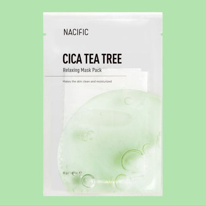 NACIFIC Cica Tea Tree Relaxing Mask (1ea) Skin Care Nacific ORION XO Sri Lanka