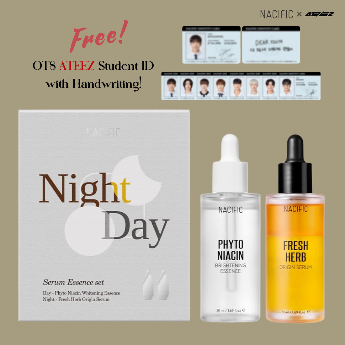 NACIFIC Day &amp; Night Serum Essence Set Skin Care Nacific ORION XO Sri Lanka