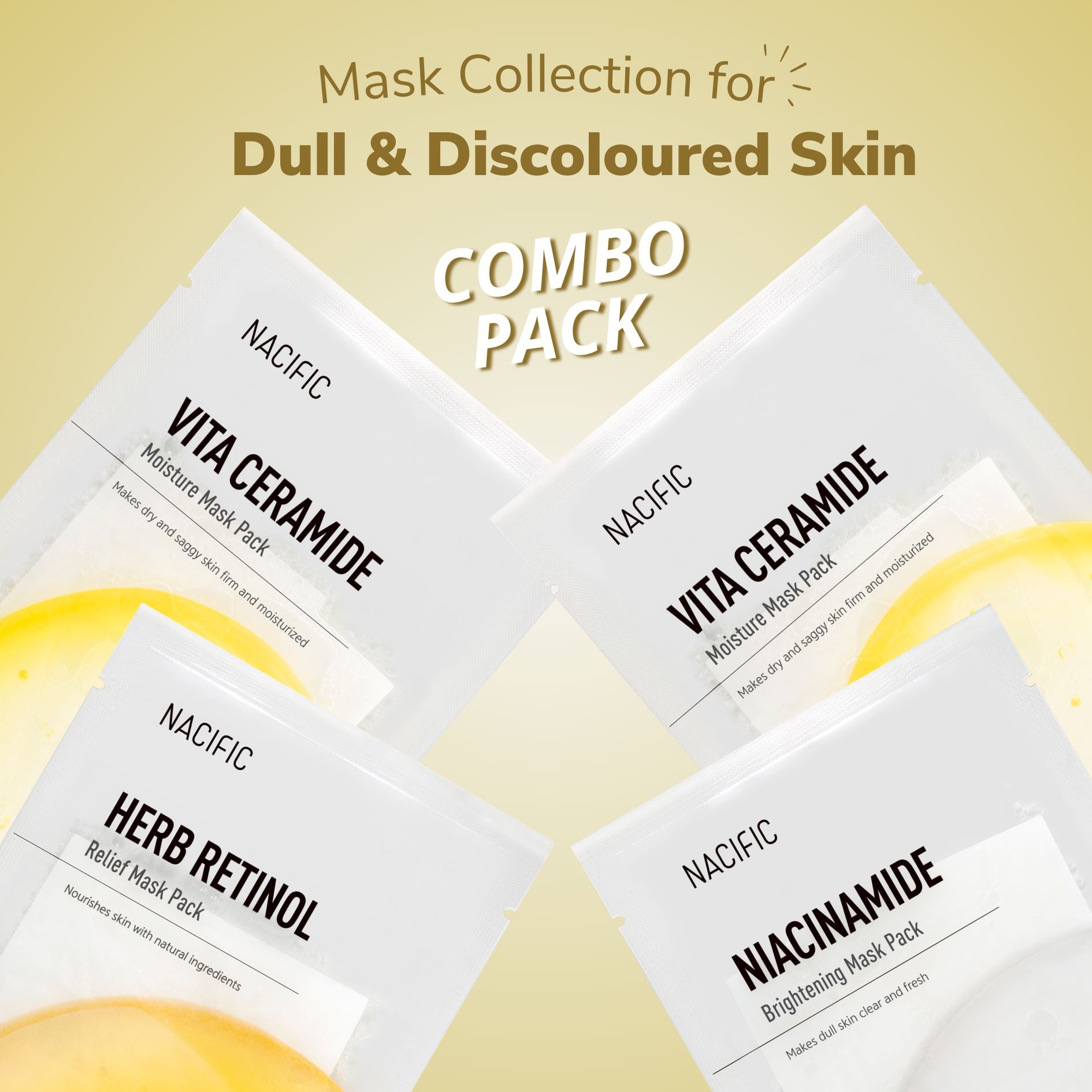 Nacific Mask Collection for Dull &amp; Discoloured Skin Skin Care Nacific ORION XO Sri Lanka