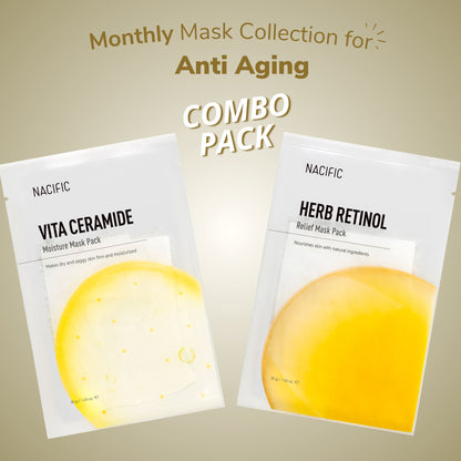 Nacific Monthly Mask Collection for Anti Aging Skin Care Nacific ORION XO Sri Lanka