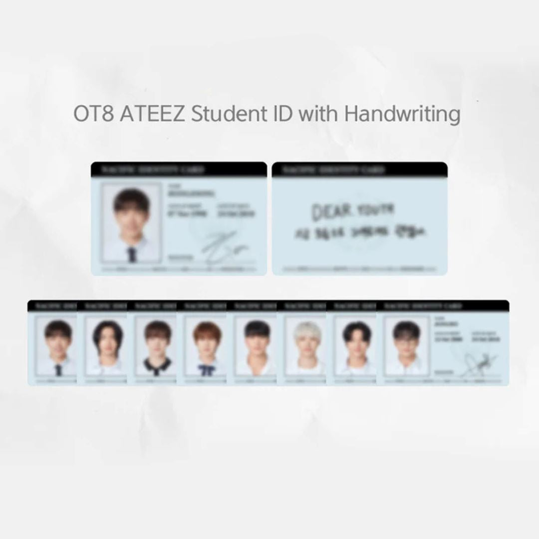 Nacific OT8 Ateez Student ID Photocard Nacific ORION XO Sri Lanka