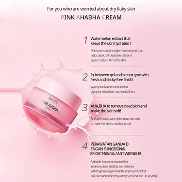 NACIFIC Pink AHA BHA Cream 50ml Nacific Skin Care