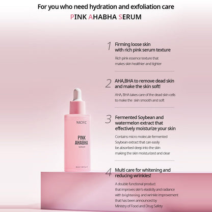 NACIFIC Pink AHA BHA Exfoliate And Brighten (Mini) Set - ORION XO Exclusive