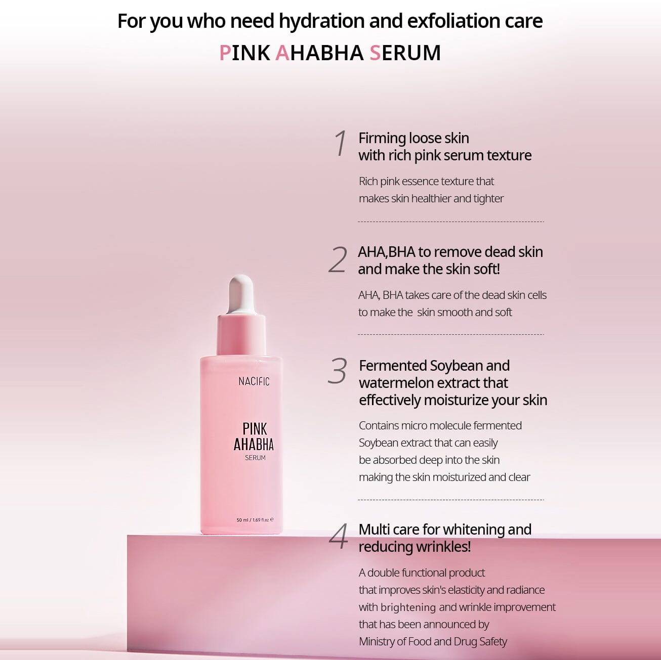 NACIFIC Pink AHA BHA Exfoliate and Brighten Set Skin Care Nacific ORION XO Sri Lanka