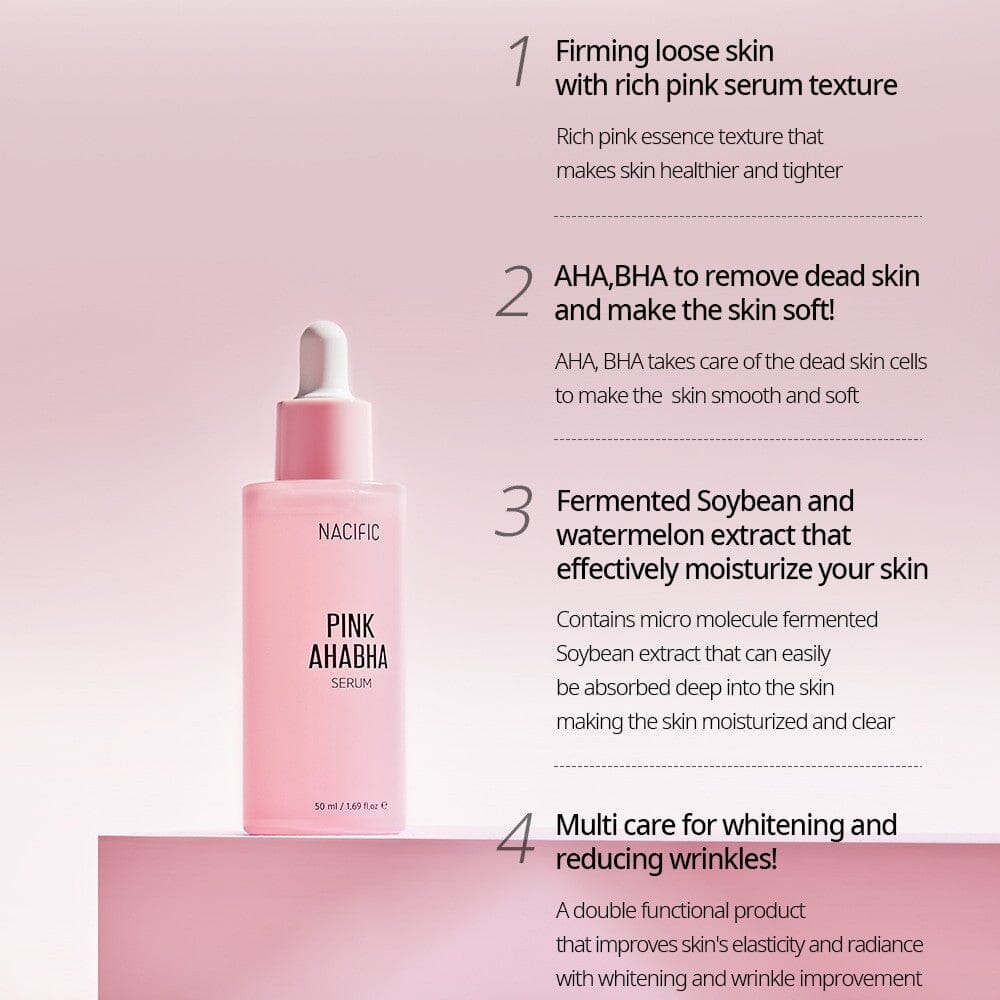 NACIFIC Pink AHA BHA Exfoliate and Brighten Set Skin Care Nacific ORION XO Sri Lanka