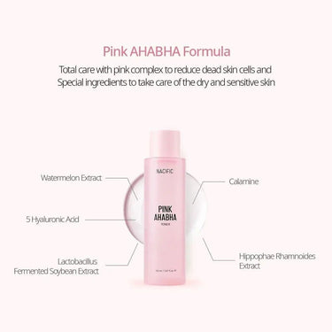NACIFIC Pink AHA BHA Toner 150ml Nacific Skin Care