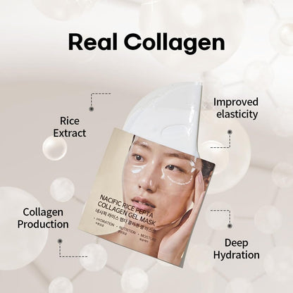 NACIFIC Rice Pepta Collagen Gel Mask (1EA) Skin Care Nacific ORION XO Sri Lanka