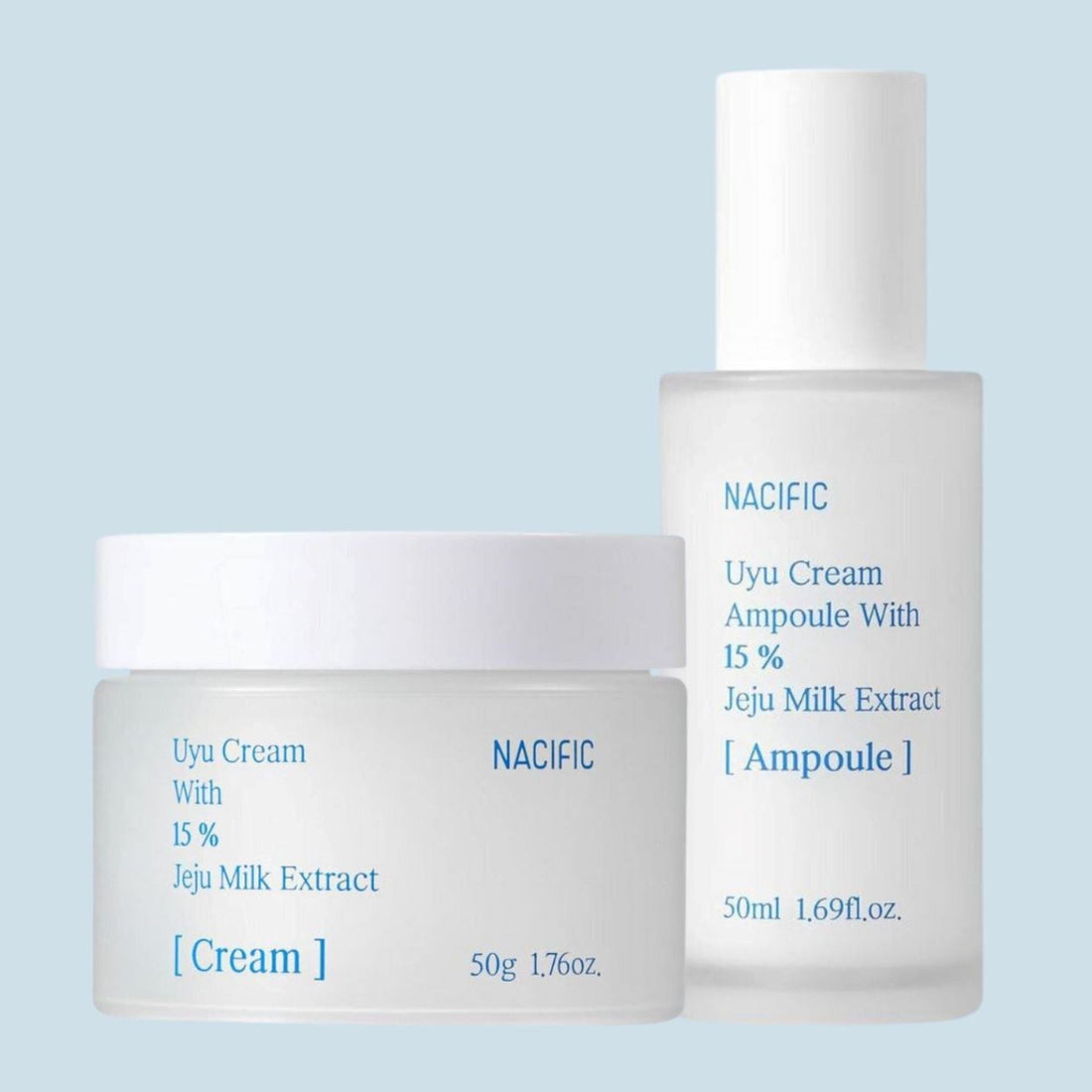 NACIFIC Uyu Cream + Ampoule with 15% Jeju Milk Set - ORION XO Exclusive