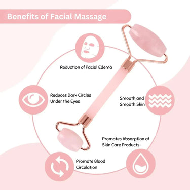 NEWGO Jade Facial Roller - Pink ORION XO Self-Care