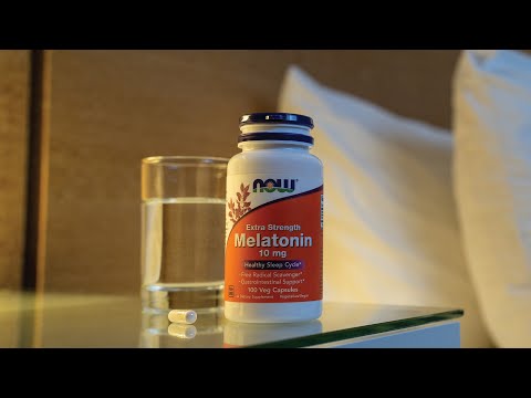 NOW Supplements, Melatonin 3 mg, Free Radical Scavenger, Healthy Sleep Cycle, 60 Veg Capsules