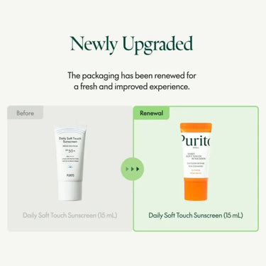 PURITO SEOUL Daily Soft Touch Sunscreen SPF50+ PA++++ 60ml PURITO Skin Care