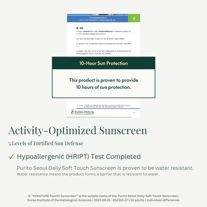 PURITO SEOUL Daily Soft Touch Sunscreen SPF50+ PA++++ 60ml Skin Care PURITO ORION XO Sri Lanka