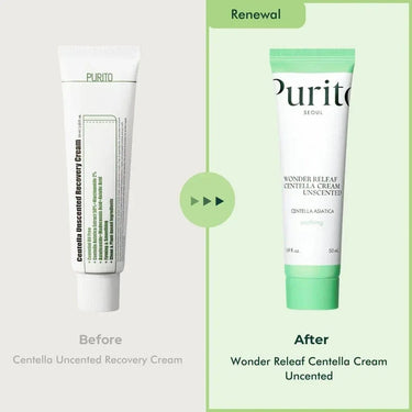 PURITO SEOUL Wonder Releaf Centella Cream Unscented 50ml PURITO Skin Care