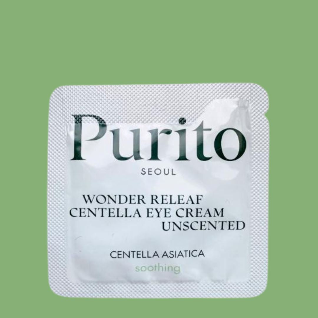 PURITO SEOUL Wonder Releaf Centella Eye Cream Unscented 1ml (Pouch Sample) Skin Care PURITO ORION XO Sri Lanka