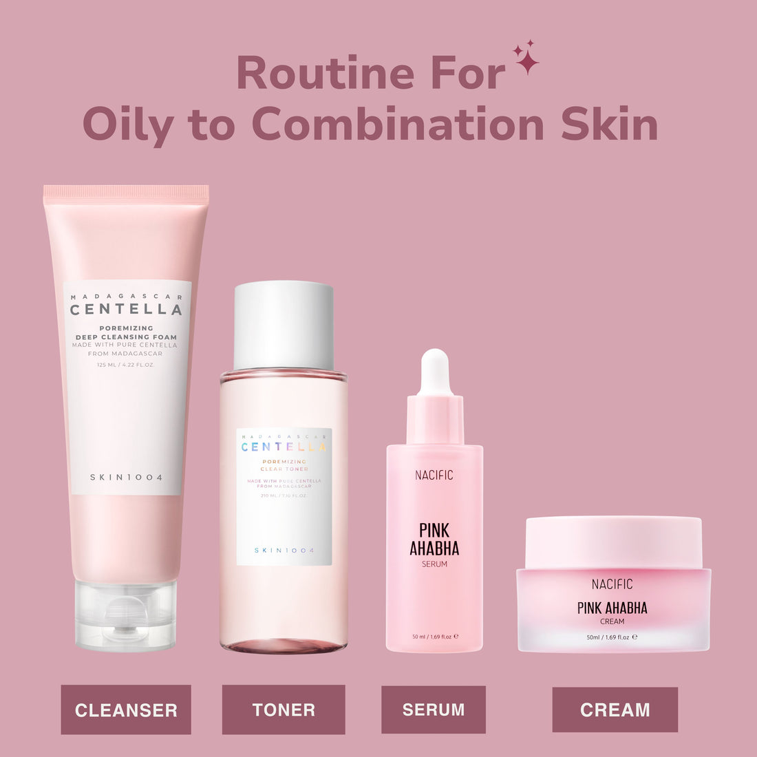 Routine for Oily or Oily to Combination Skin - ORION XO Exclusive